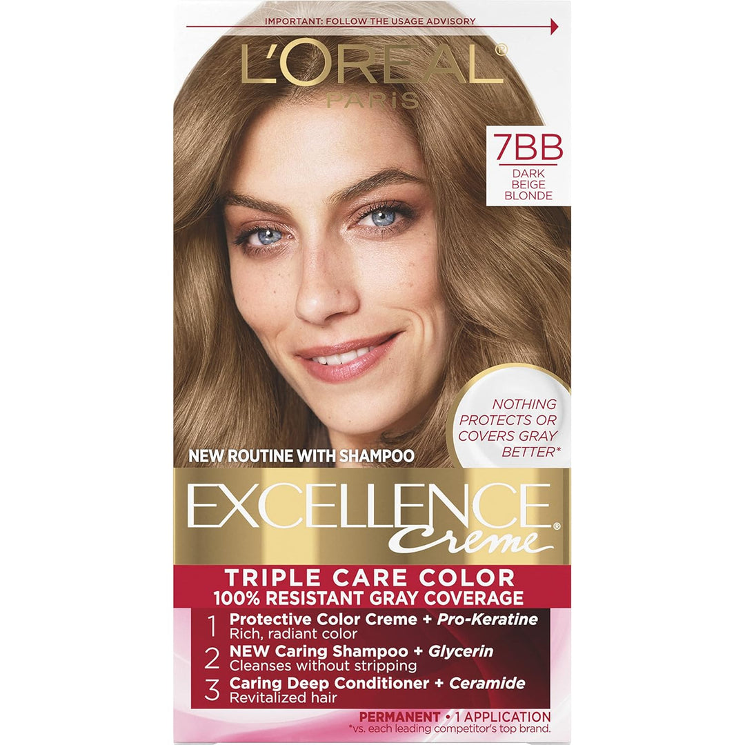5RB Medium Reddish Brown Hair Color | L'Oreal Paris Excellence Creme – 8 Weeks Gray Coverage