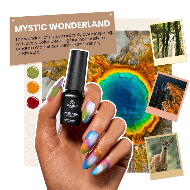 45 Colors Gel Nail Polish Kit | UV Light & Nail Tools | Travel-Friendly Gift for Women