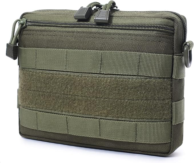 Azarxis Equipment Multi-Purpose Tactical EDC Admin MOLLE Pouch Utility Tools Bag Organizer Military Waist Belt Modular Attachment