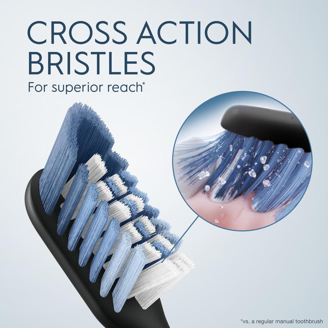 Oral-B Clic Toothbrush Ultimate Clean Replacement Brush Heads, Black, 2 Count