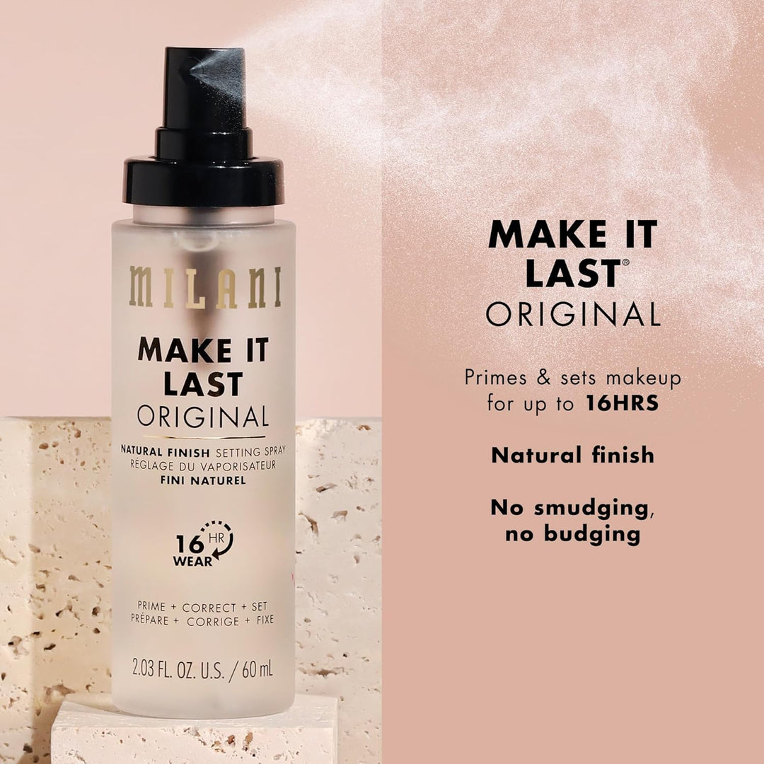 Milani Setting Spray & Primer | 3-in-1 Hydrating Makeup Setting Spray | 2 Pack