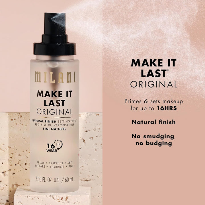 Milani Setting Spray & Primer | 3-in-1 Hydrating Makeup Setting Spray | 2 Pack