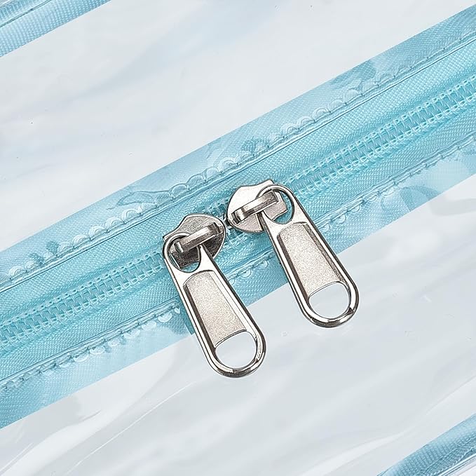 USPECLARE Clear Tote Stadium Approved, Security Travel & Gym Clear Bag for Work Sports Games Concerts