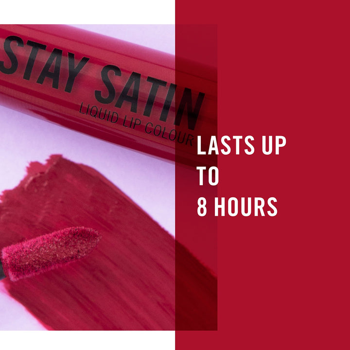 Stay Satin Liquid Lip Colour #800-Rad