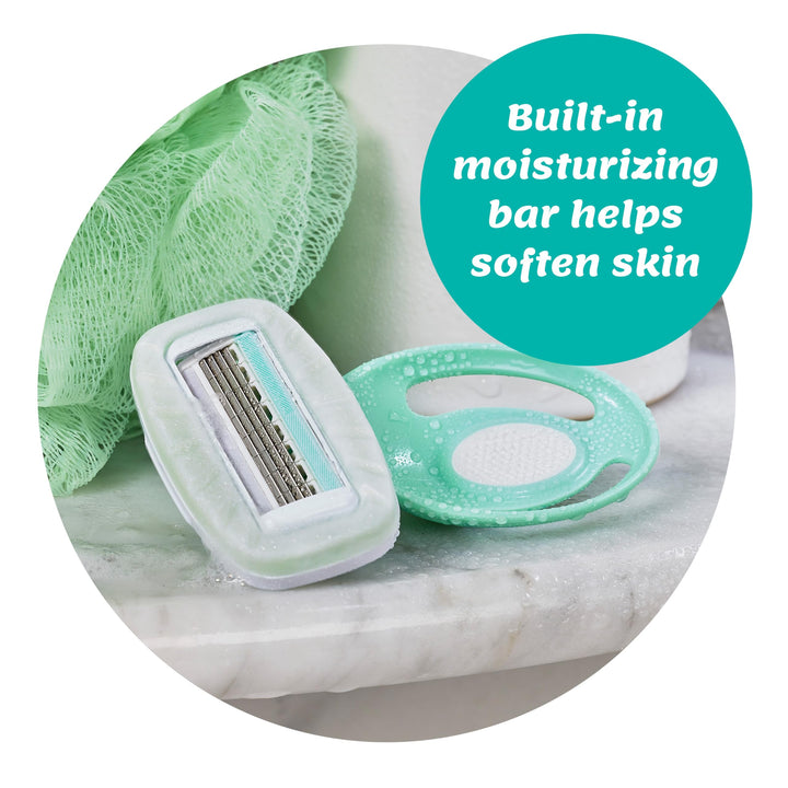 Schick Intuition Go Disposable Travel Razor for Women, 1 Count | Sensitive Skin Razors for Women, Travel Essentials, Womens Disposable Razors with Organic Aloe, Vacation Essentials