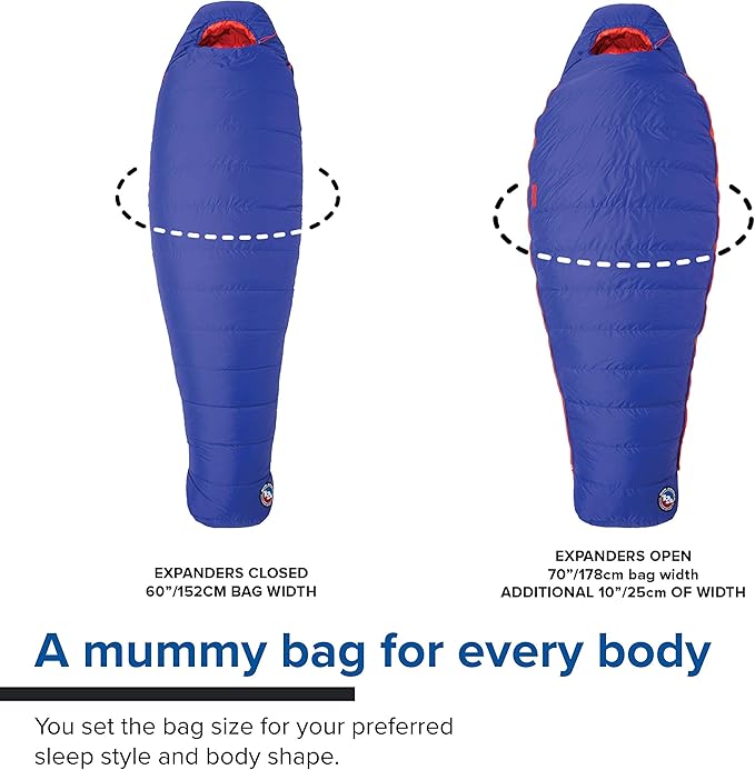 Big Agnes Women's Torchlight Expandable Down Mummy Sleeping Bag