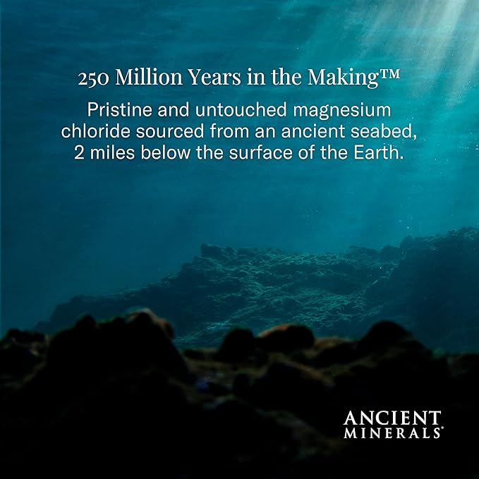 Ancient Minerals Magnesium Lotion Goodnight night cream contains melatonin with magnesium chloride and OptiMSM a topical nighttime moisturizing lotion(2.5oz)