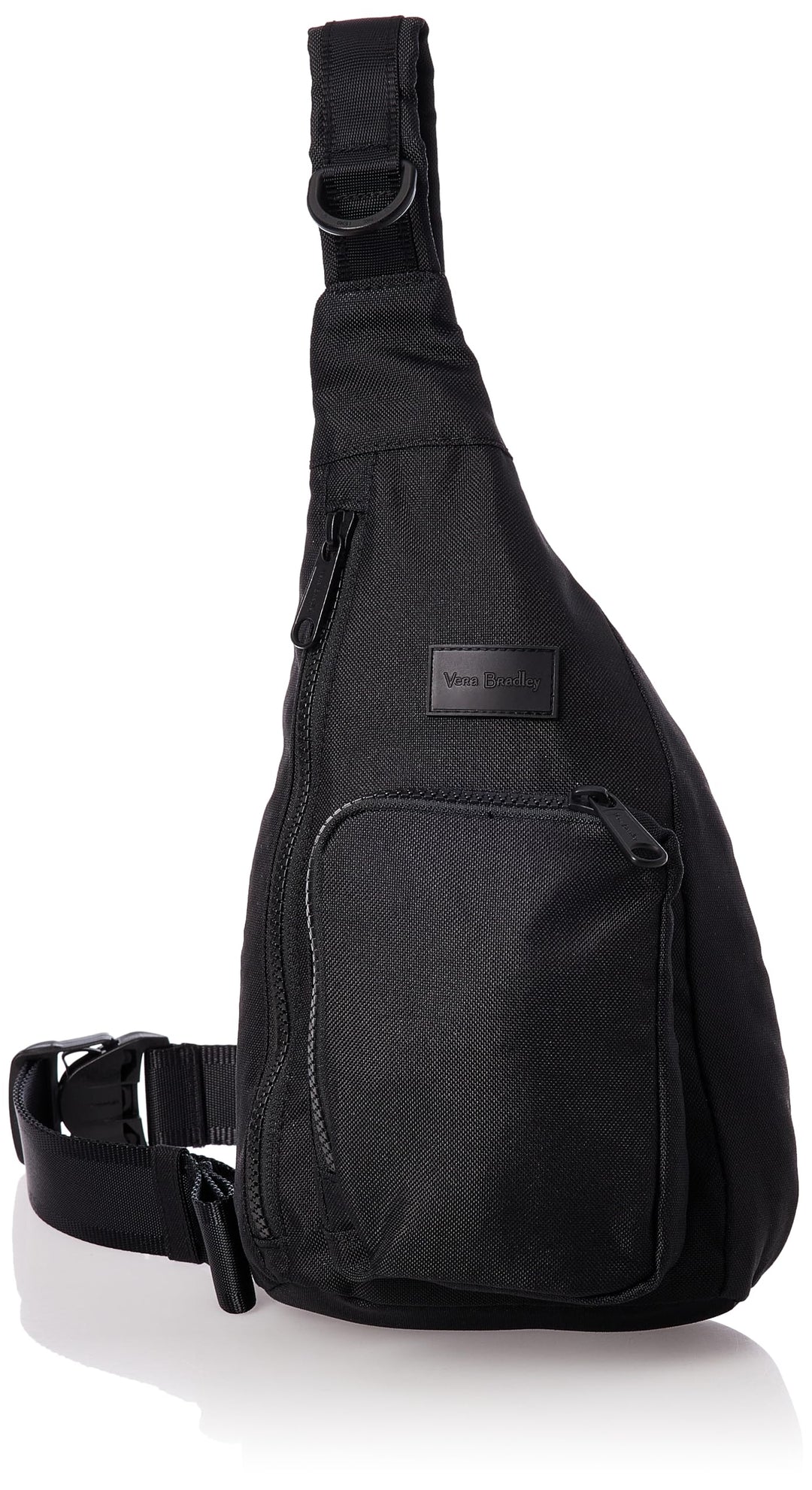 Vera Bradley Women's Recycled Lighten Up Reactive Mini Sling Backpack, Black, One Size