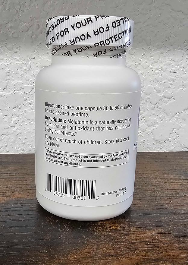 60mg Extra Strength Melatonin MAX - High Dosage Melatonin Ensures Amply Supply Of This Important Hormone - 100% Drug-Free, Vegan, Non-GMO, Gluten-Free (60 Capsules)