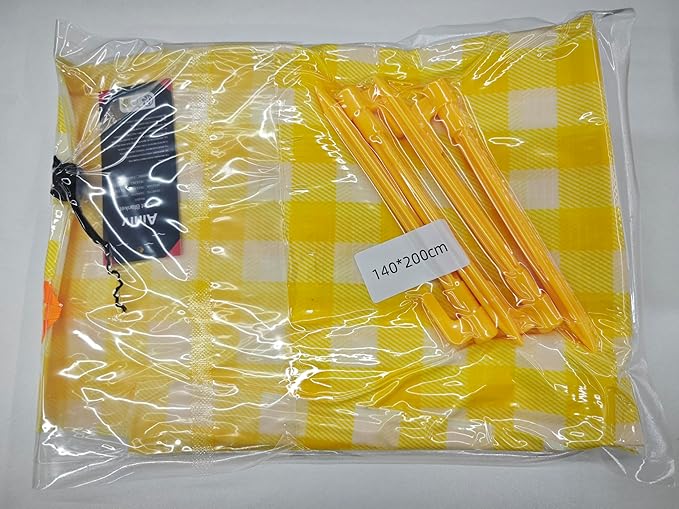 Beach Blanket Beach Mat, Sandproof Waterproof Beach Mat, Picnic Blanket, Extra Large 55x79 in (3-5 People) Picnic Blanket with 1 Storage Bag & 4 Fixed Nails for Beach, Camping, Hiking, Picnic