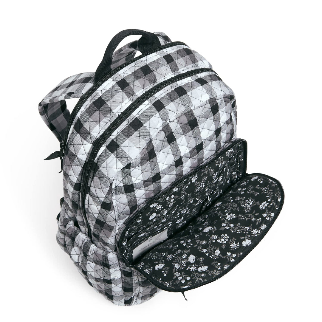Vera Bradley Women's Cotton Campus Backpack, Kingbird Plaid, One Size