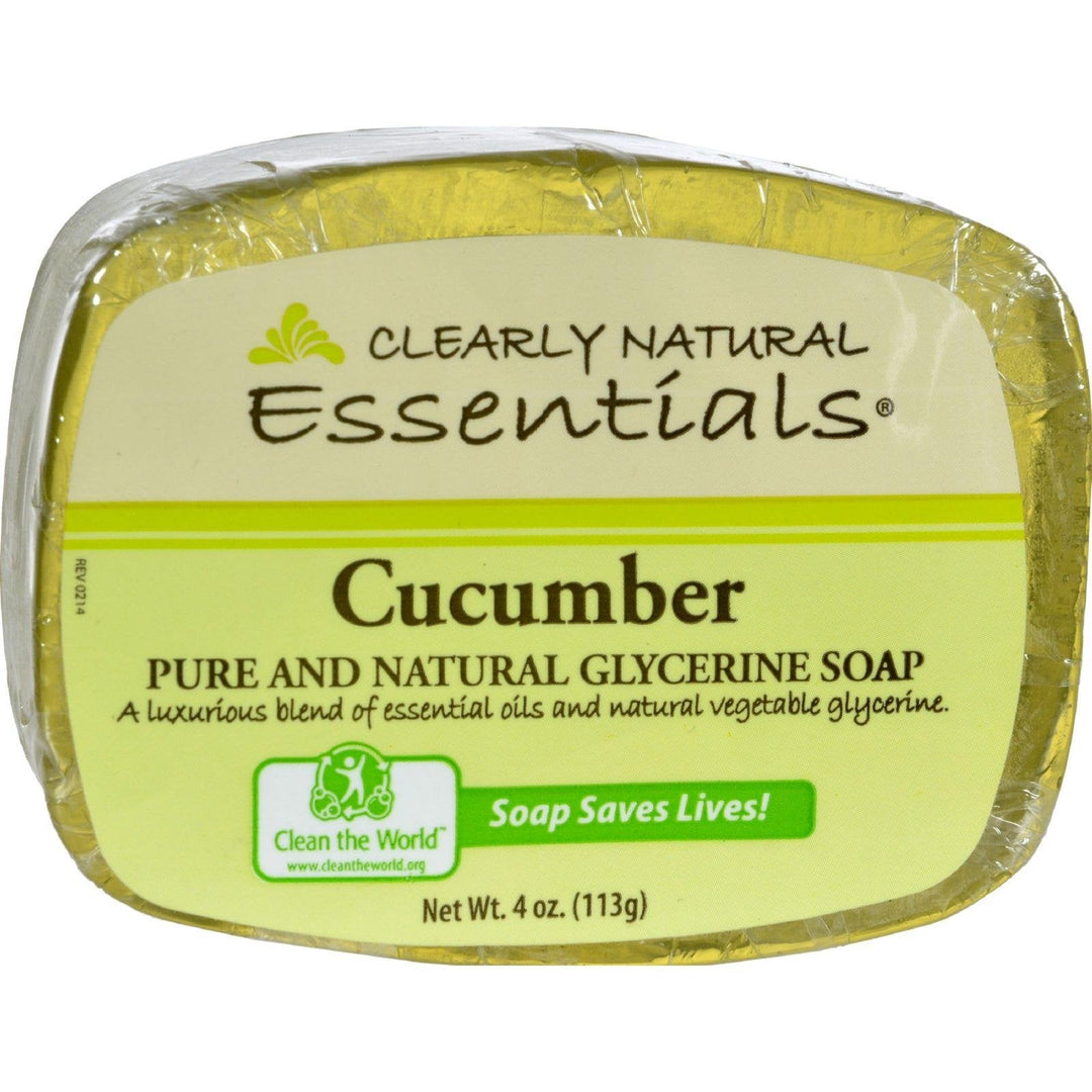 Clearly Natural Soap Bar Glyc Cucumber
