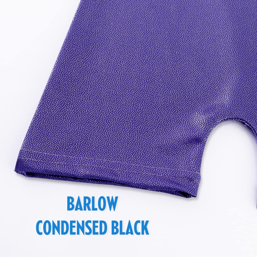 DAXIANG Gymnastics Leotards for Girls, Leotard for Girls Gymnastics Outfit Black Shorts Dance Unitard Biketards Purple