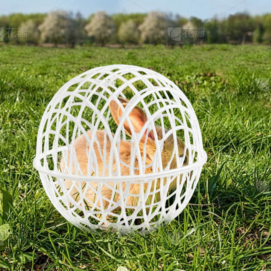 Ball-Shaped Movable Chicken Coop, Outdoor Rollable Round Chicken Cage, Pigeon Rabbits Safe Walking Net, Chicken Safety Ball Cage for Pet Safety Outdoor Farm Use