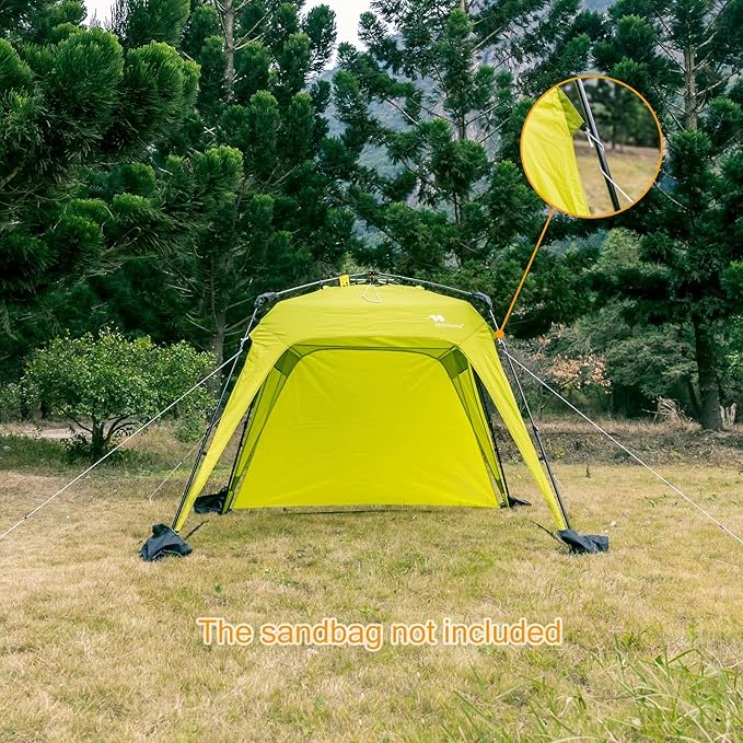 Sunwall for Pop Up Canopy Instant Shade Tent 8.2' X 8.2', Detachable Flap Sun Shade Side Wall Accessory to Block Sun, Wind, and Rain, 1 Pack Sidewall Only