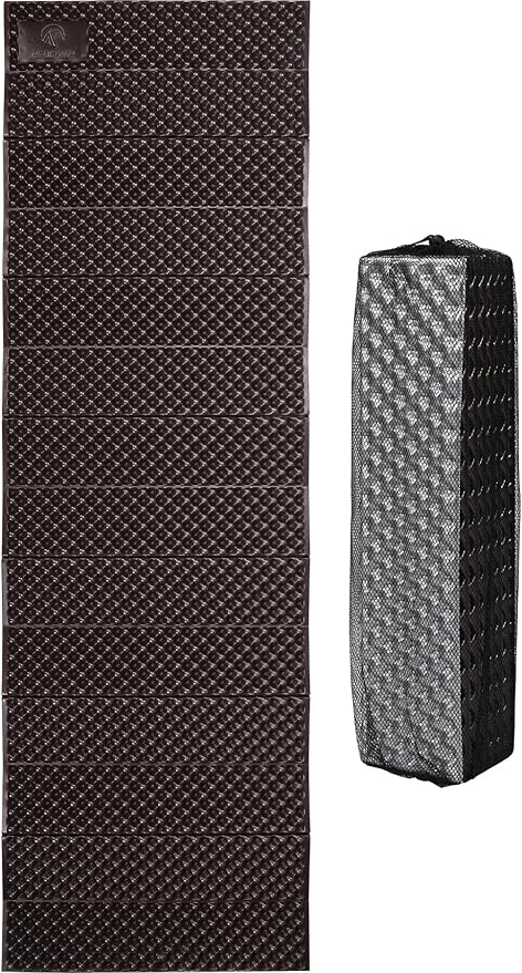 REDCAMP Foldable Foam Camping Pads for Sleeping, Waterproof Closed Cell Foam Camping Sleeping Pad - Ultra-Lightweight for Hiking & Backpacking, R-2.1 Insulated, Royal Blue/Grey/Green/Brown/Khaki