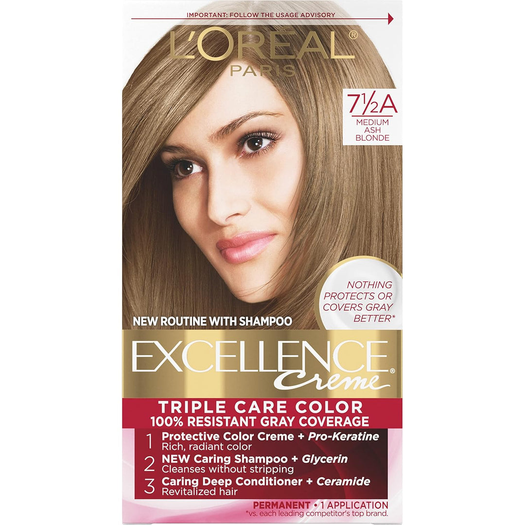 5RB Medium Reddish Brown Hair Color | L'Oreal Paris Excellence Creme – 8 Weeks Gray Coverage