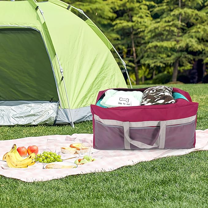 REDCAMP Foldable Travel Bag, Large Sports Bag, 75L/96L/100L, Lightweight Waterproof Tote Bag