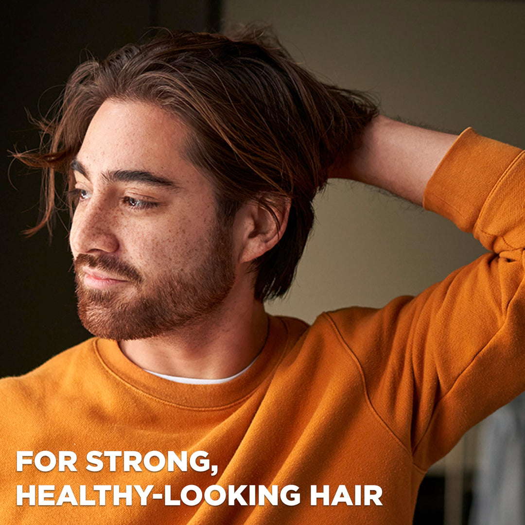 DOVE MEN + CARE 2-in-1 Shampoo + Conditioner Pure Fresh Orange & Sage for Strong, Healthy-Looking Hair, with Vitamin C & Mineral Complex, 17.5 oz