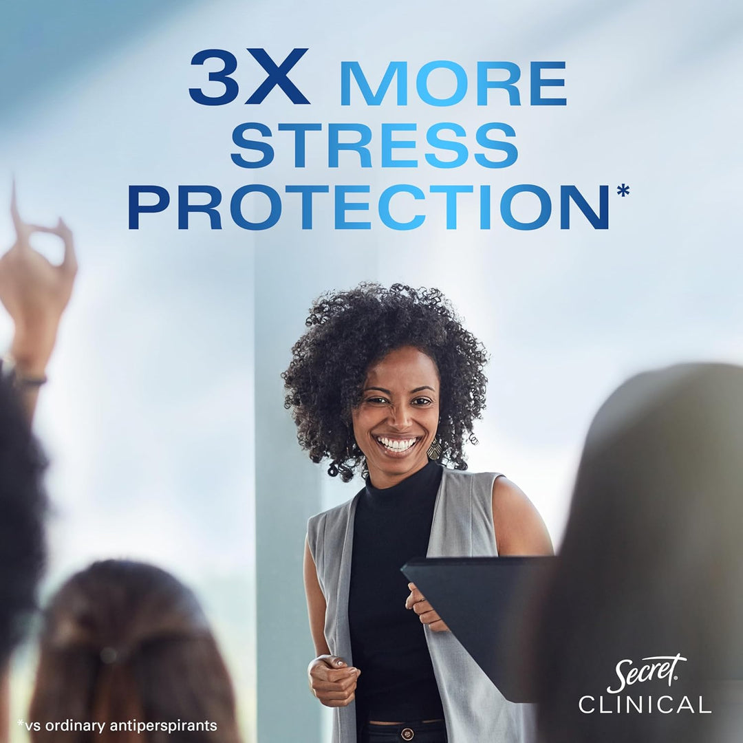 Secret Clinical Strength Antiperspirant | 72Hr Sweat & Odor Protection | For Women