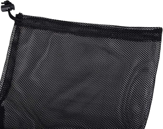 5pcs Nylon Mesh Drawstring Bag Sports Equipment Bag Outdoor L