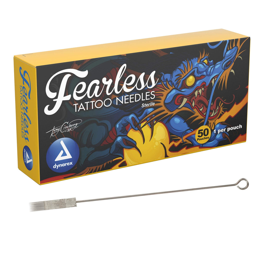 Dynarex 9313 Fearless Tattoo Needle, No.10 Magnum, 1009m1, Pack of 50