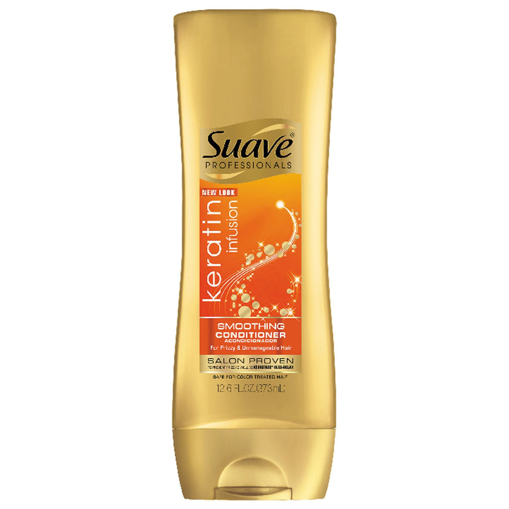 Suave Professionals Smoothing Conditioner, Keratin Infusion, 12.6 Fl Oz