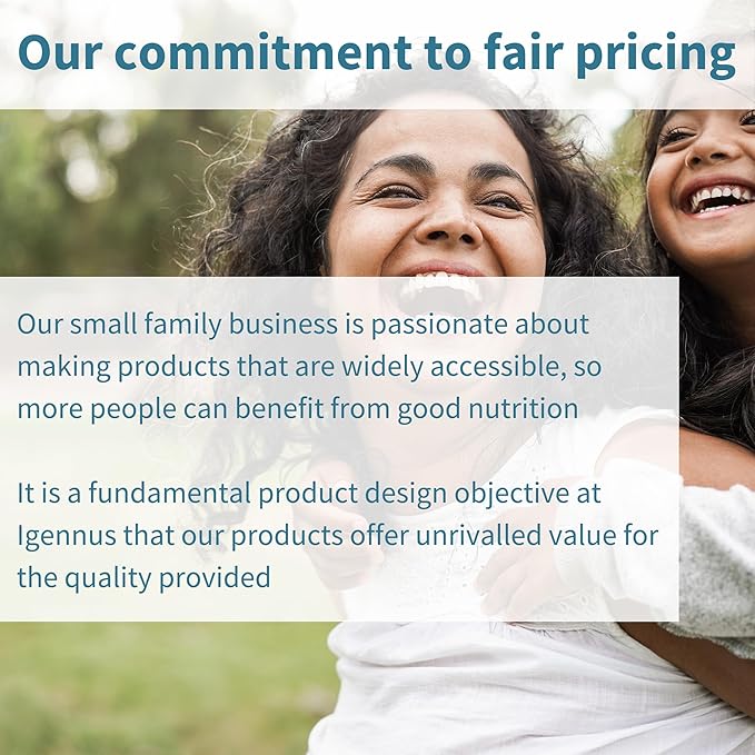 Igennus Advanced Triple Magnesium Complex, Fully Reacted & Chelated Glycinate, Taurate & Citrate, Clean Label, High Bioavailability & Absorption, 60 Tablets, Vegan, Non-Buffered