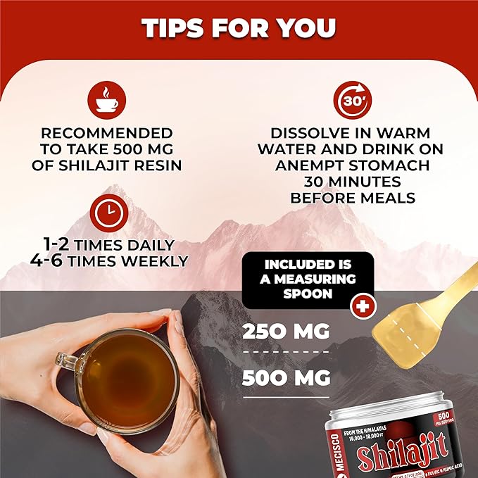 2Packs 20g Shilajit Pure Himalayan Organic - Shilajit Supplement Contains Natural Fulvic, Humic Acid & 85+ Trace Minerals - Support for Energy Production, Brain Health & Immune System