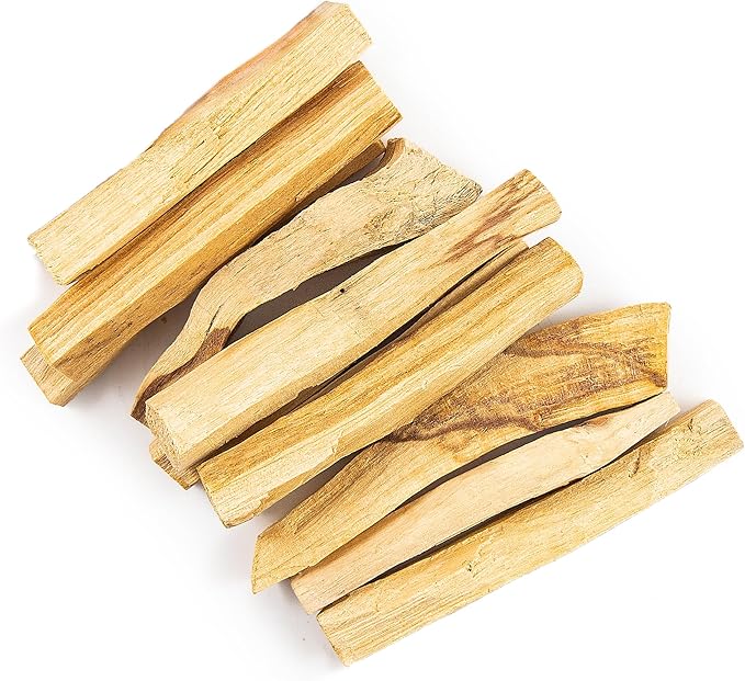 A-Grade Premium Palo Santo Sticks from Peru - Palo Santo Incense - Palo Santo HolyWood Smudge Sticks for Cleansing, Smudging, Meditation and Purification (Palo Santo-8-pack)