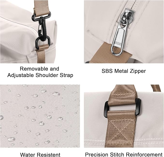 Travel Duffel Bag,Sports Tote Gym Bag,Shoulder Weekender Overnight Bag for Women