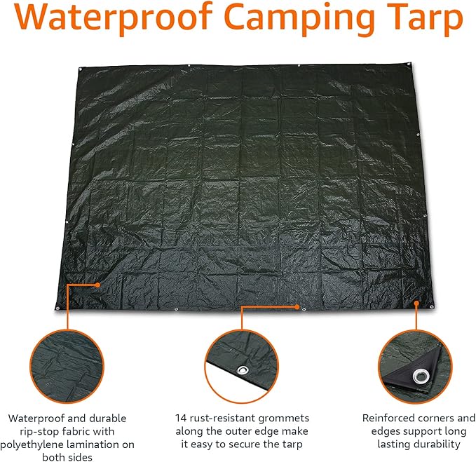 Amazon Basics Waterproof Camping Tarp