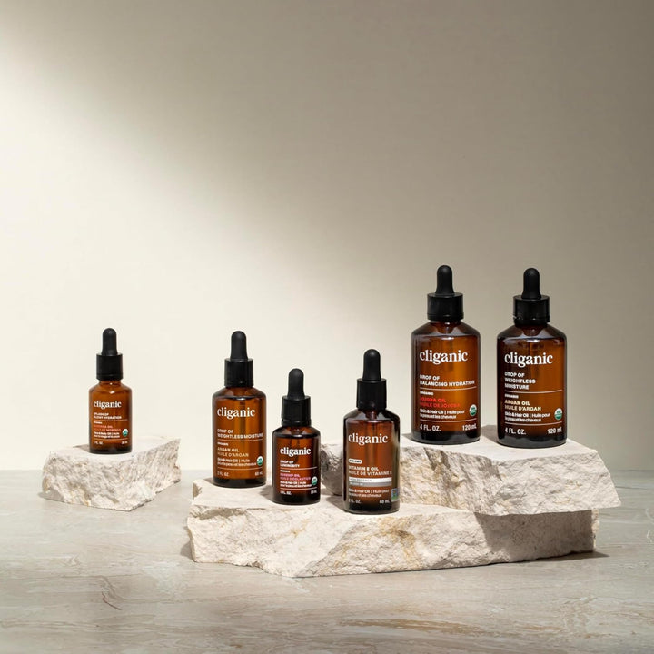 Cliganic 100% Pure Vitamin E Oil for Skin, Hair & Face - 30,000 IU, Non-GMO Verified | Natural D-Alpha Tocopherol (Packaging May Vary)