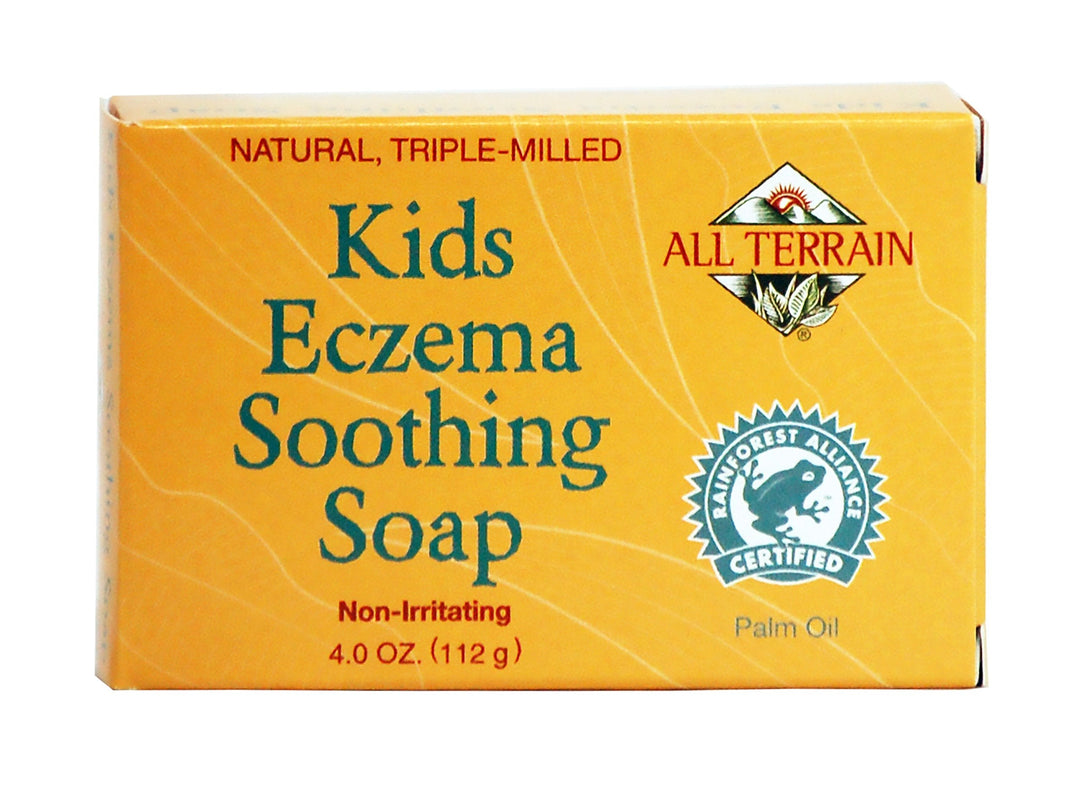 All Terrain Kids Eczema Soothing Soap Bar, 4Oz, To Cleanse & Soothe Kids' Itchy, Irritated Skin