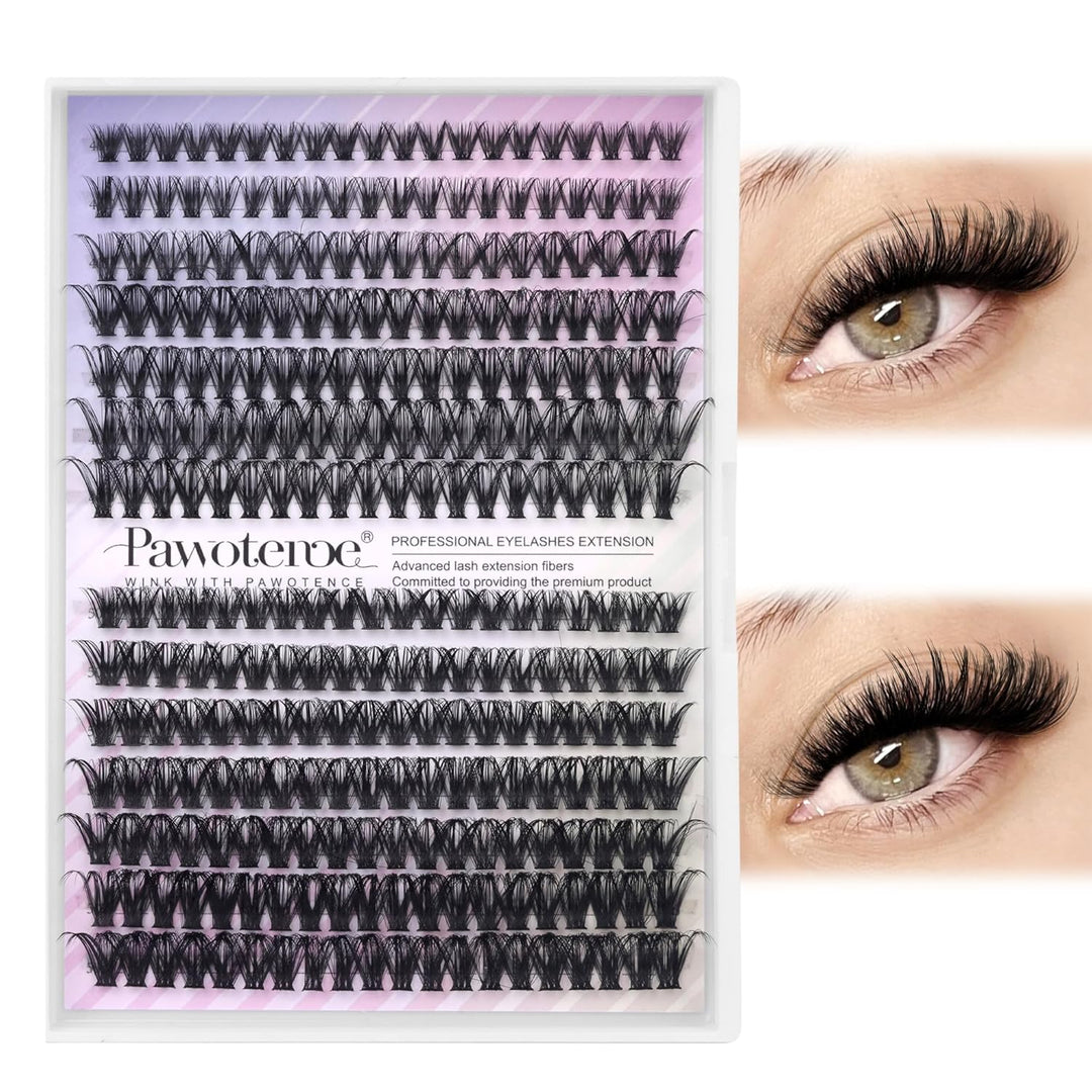 80D Mink Lash Clusters | 240pcs Individual Eyelash Extensions 10-20mm