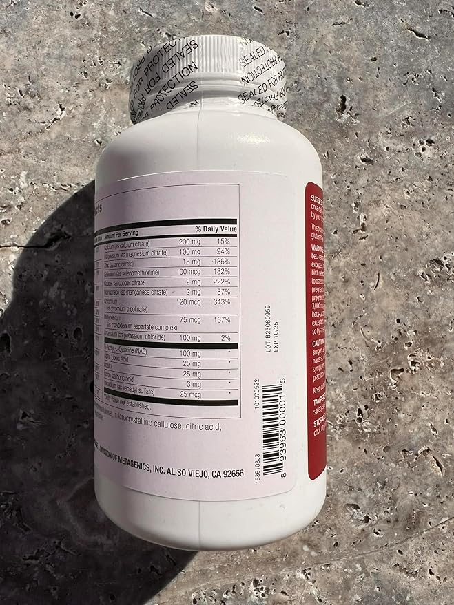 Bariatric Advantage Multi Formula without Iron, High Potency Daily Multivitamin for Bariatric Surgery Patients with 22 Essential Vitamins and Nutrients - 180 Capsules