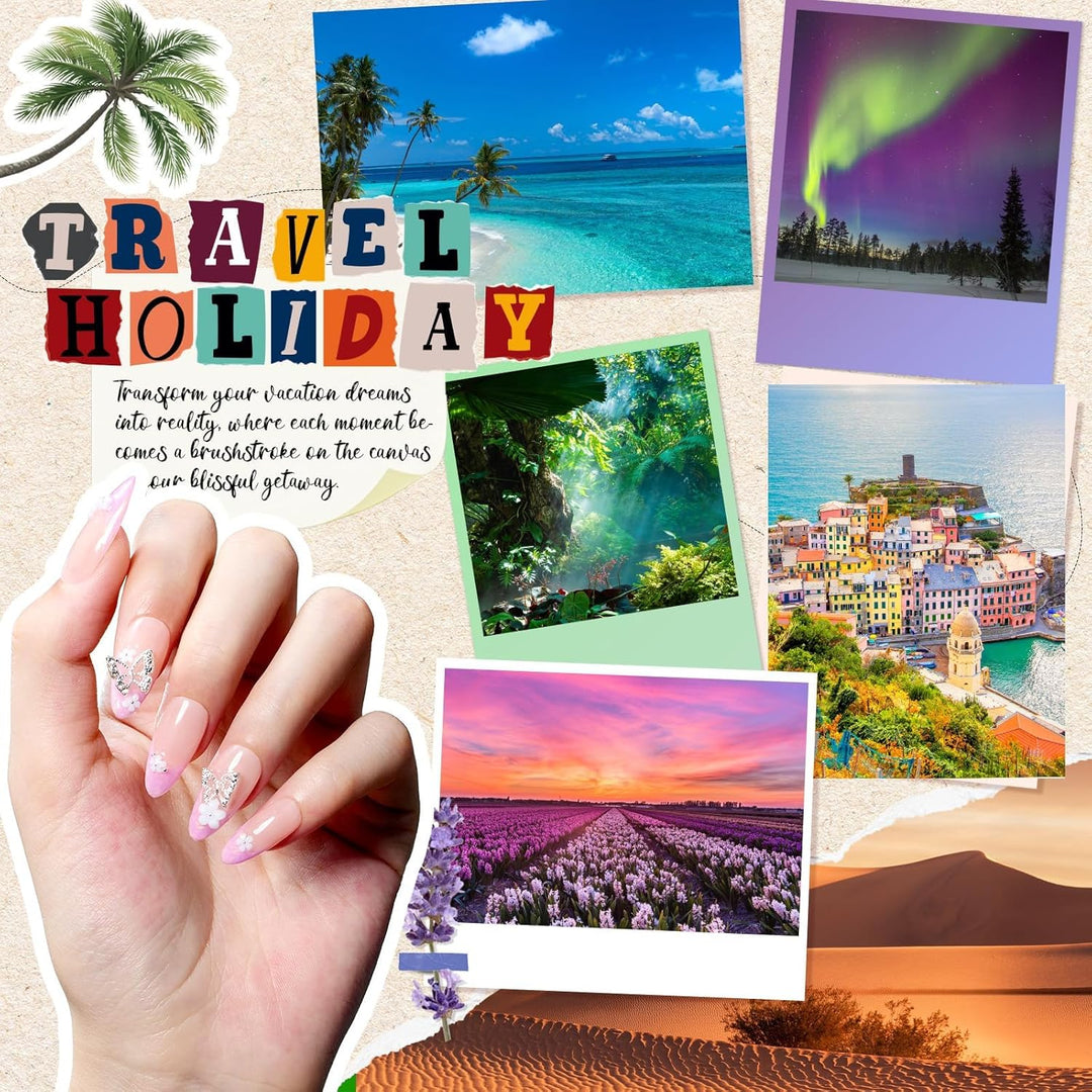 45 Colors Gel Nail Polish Kit | UV Light & Nail Tools | Travel-Friendly Gift for Women