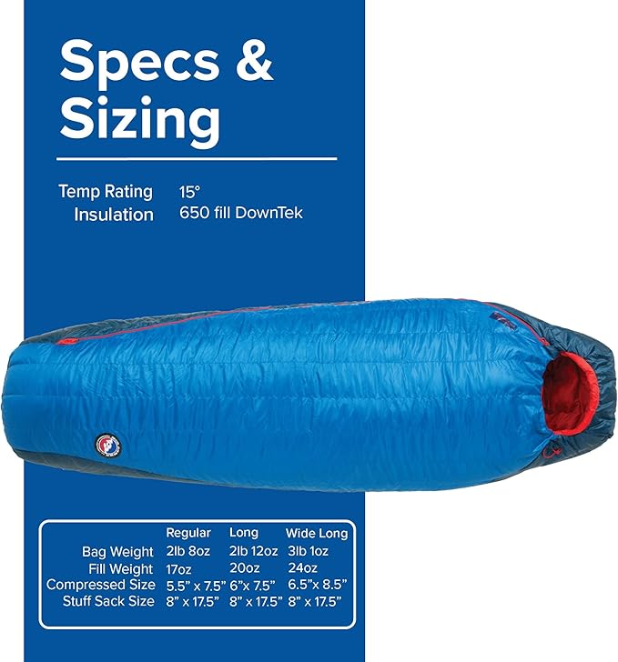 Big Agnes Anvil Horn (650 DownTek) Sleeping Bag