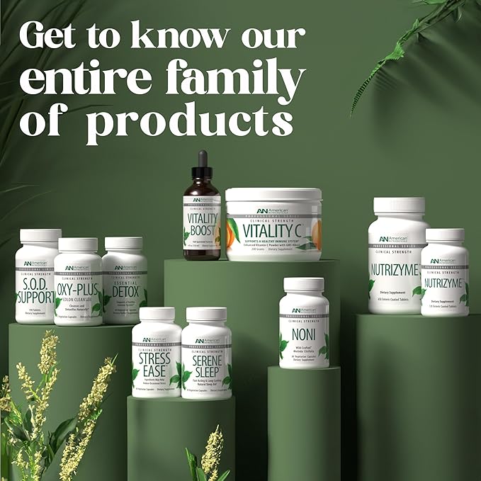 American Nutriceuticals – Noni – 60 Capsules – Powerful Adaptogen for Balanced Energy – 100% Whole Fruit Powder