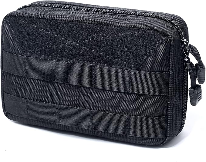 Azarxis Equipment Multi-Purpose Tactical EDC Admin MOLLE Pouch Utility Tools Bag Organizer Military Waist Belt Modular Attachment