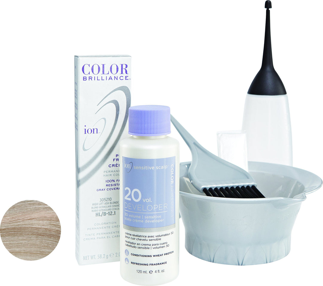 Ion Ash Blonde Permanent Creme Hair Color Hl-B Hi Lift