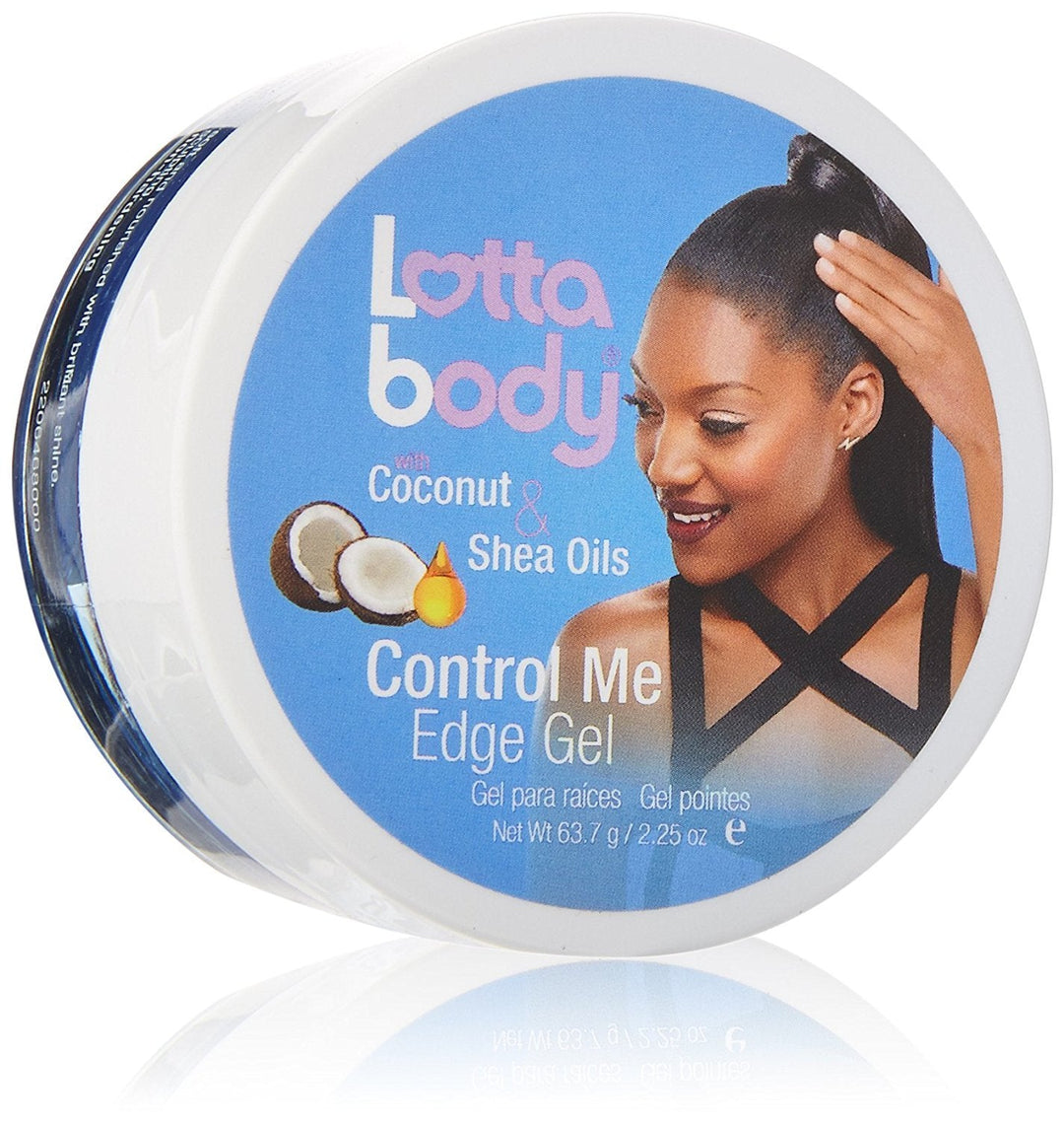 Lotta Body Coconut Shea Oils Control Me Edge Gel, 2.25 Ounce