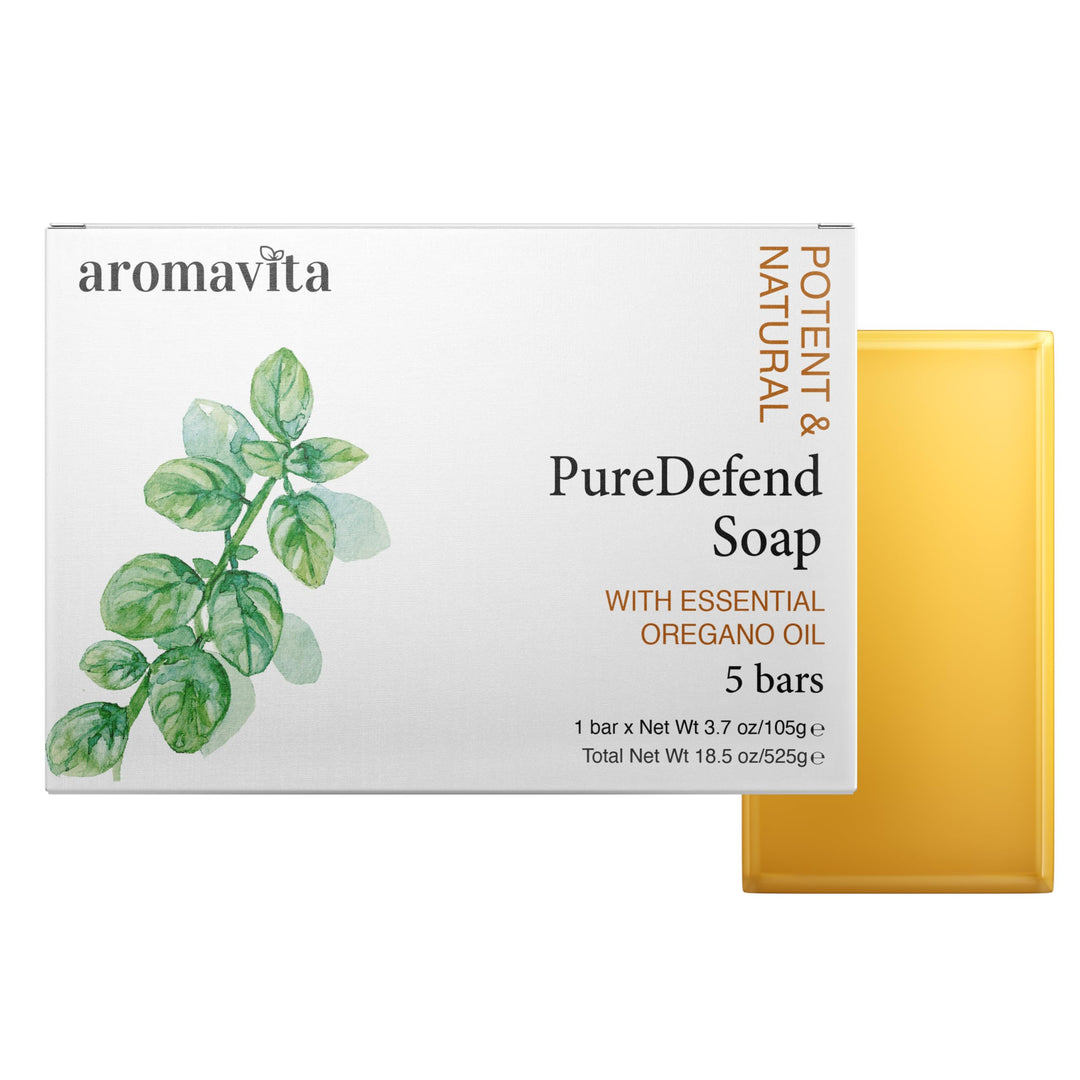 Aromavita Oregano Oil Soap - Natural Plant Therapy Hand Soap Or Body Wash Oregano Soap - Topical Therapeutic Skin Cleanser Orega