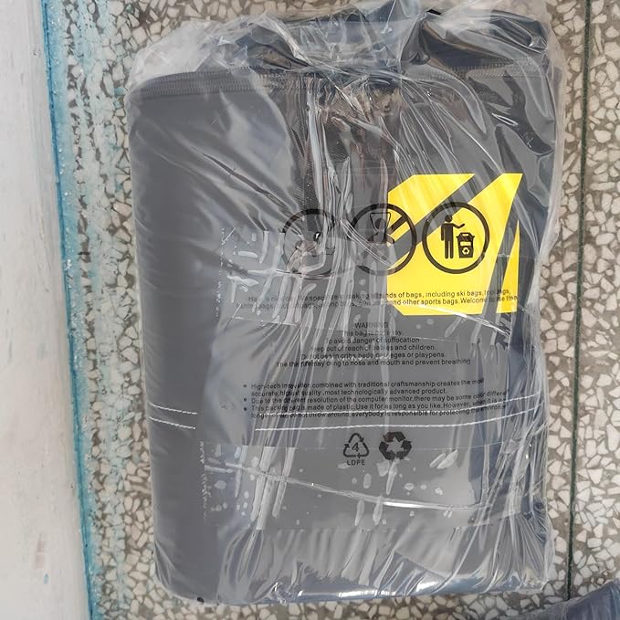 AUMTISC Ski Bag and Boot Bag Combo, Padded Ski Bags for Air Travel Flying, Adjustable Length for Skis Up to 200 cm and Boots Up to Size 13