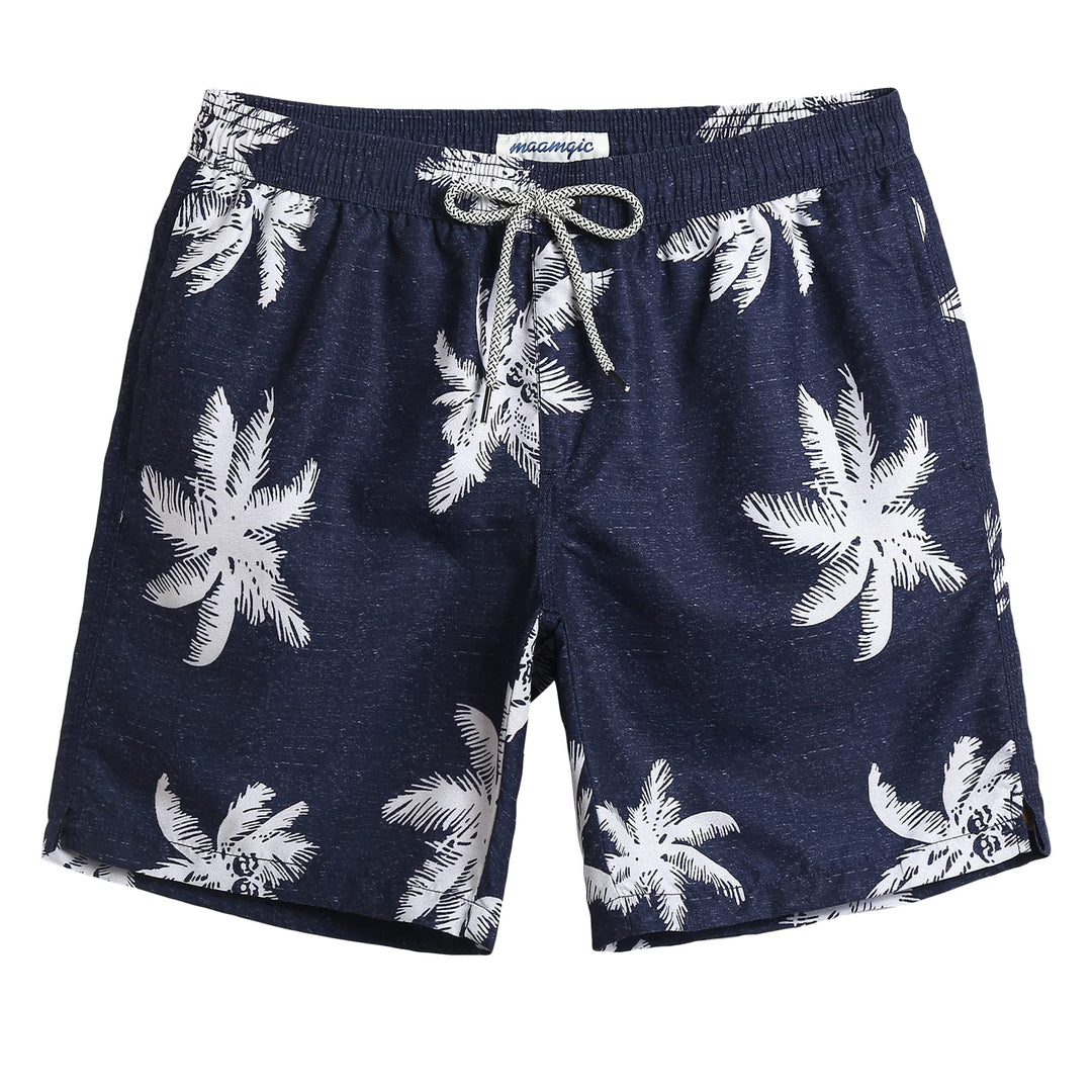 maamgic Mens Swim Trunks Quick Dry Swim Shorts with Mesh Lining Funny Swimwear Bathing Suits Bird Black X-Small