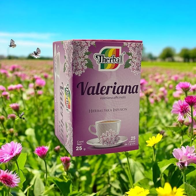 VALERIAN ROOT TEA 25 BAGS 1 G. EACH TE DE VALERIANA Exp 09/2023 or later