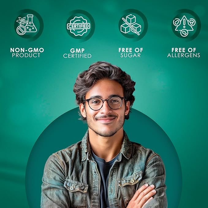 AMBROSIAL Lion's Mane with Black Pepper - 2000 mg Pack of 1-120 Tablets