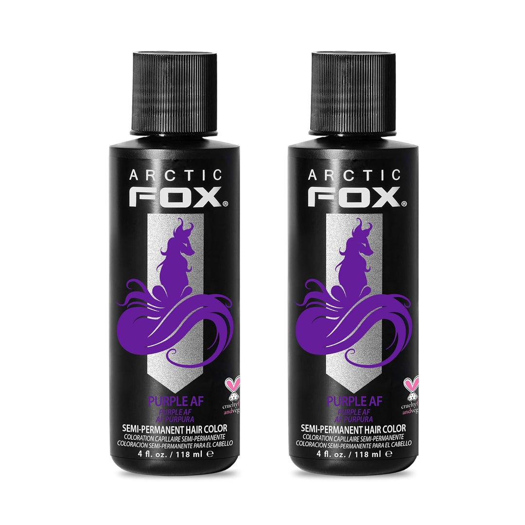 ARCTIC FOX Vegan Semi-Permanent Hair Color Dye | AURORA KISS 5.6 Fl Oz (2-Pack)