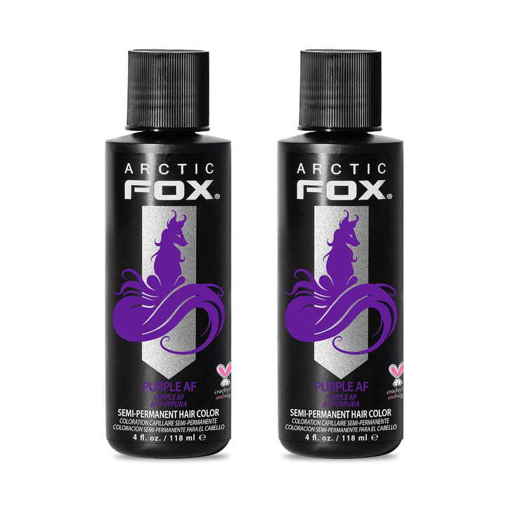 ARCTIC FOX Vegan Semi-Permanent Hair Color Dye | AURORA KISS 5.6 Fl Oz (2-Pack)