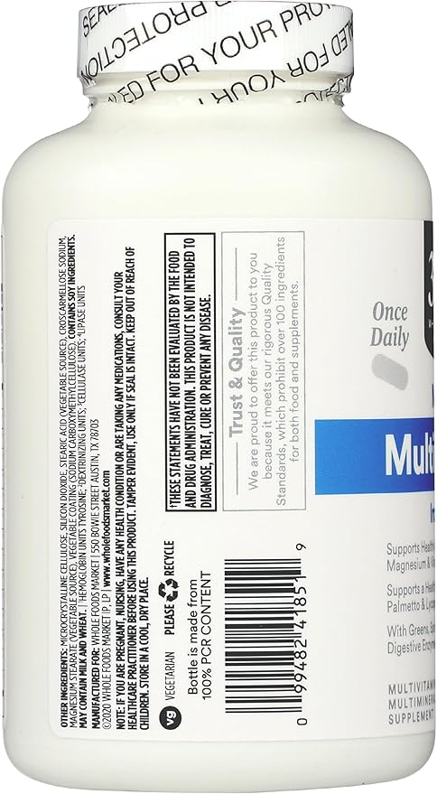 365 by Whole Foods Market, Men's One Daily Multivitamin Tablets, 180 CT
